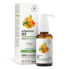 Aura Herbals Vitamin D3 2000 IU Vegan 50 ml