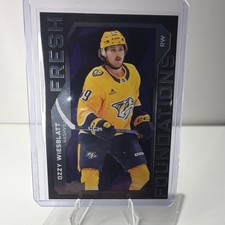 Upper Deck 2025-26 Metal Universe Ozzy Wiesblatt FF-18 Purple /349