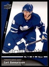 2009-10 Upper Deck Young Guns Carl Gunnarsson Rookie Toronto Maple Leafs #492