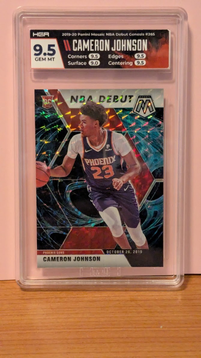 2019-20 Panini Mosaic - NBA Debut Cameron Johnson #265 Genesis Prizm (RC)