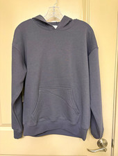 No Boundaries New York Graphic Pullover Fleece Hoodie w/ Pockets XS Gray