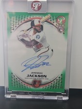 2026 Topps Pristine Jeremiah Jackson Autograph Rookie Card 105/150 Orioles. rookie card picture