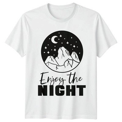Enjoy The Night T-Shirt Natur Abenteuer Weihnachtsgeschenk für Sie und Ihn