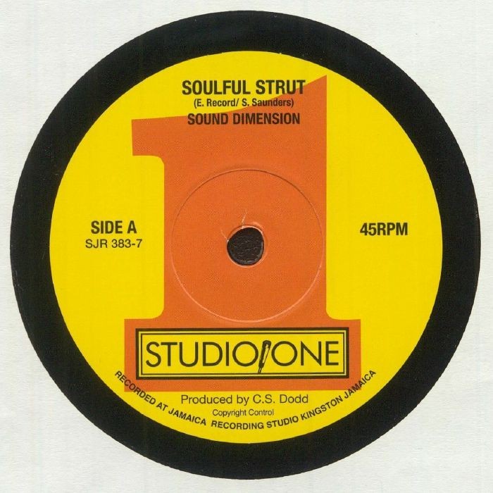 SOUND DIMENSION - Soulful Strut - Vinyl (7"")