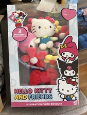 Hello Kitty and Friends - 12-inch Plush Valentine  s Bouquet - 9 Plush Included