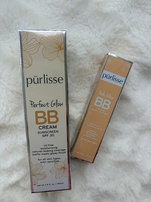 Purlisse Kit Perfect Glow BB SPF 30+ Fair + Halo Glow BB Highlighter Light Gold