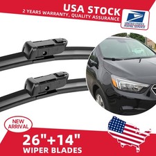 For Fiat-500X 2016-2023 26"+14" Premium Beam Front Wiper Blades (Set of 2)