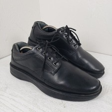 Drew Toledo Mens 13N Black Leather Orthopedic Comfort Derby Shoes 40895-14