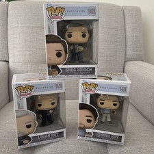 NEW! Funko Pop! Succession - Greg Hirsch #1428, Logan Roy #1430, Roman Roy #1431