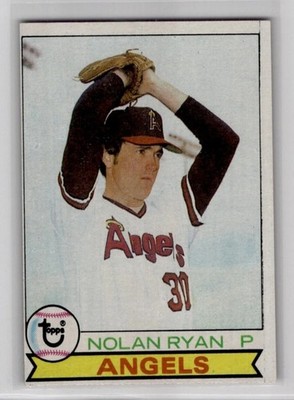 1979 Topps - Nolan Ryan #115 Variation Baseball Card Line Error Odd Ball Angels!