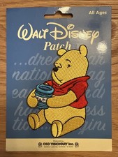 Disney Winnie the Pooh Embroidered Iron-On Patch 1995 Single Collectible
