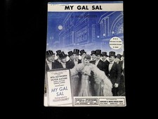 My Gal Sal Sheet Music from 20th Century-Fox Film P/V/G Paul Dresser 1942