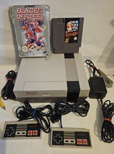 Nintendo NES Console Bundle 1985 Tested Working Original Two Controllers Games