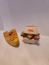 Vintage 1989 Burger King Toys Lickety Split Chicken Tenders Rolling Food Racer