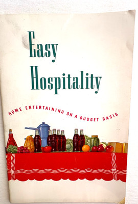 1951 Booklet ''Easy Hospitality'' by ''Coca-Cola Co,''  Budget Basis w Color Pics *