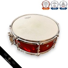Canopus BR1455 Birch Shell Snare Drum 14x5.5 Red Satin
