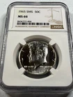 1965  KENNEDY US Half Dollar,   MS66 by NGC,   SMS,   a SUPERB looking coin!!!!