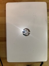 HP Laptop For Parts/Repair   Powers On   Hinge Damage   Unknown Specs