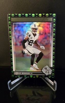 CASE HIT   CHARLES WOODSON SSP 2024 Panini Score Extraterrestrial Rare #152 HOF