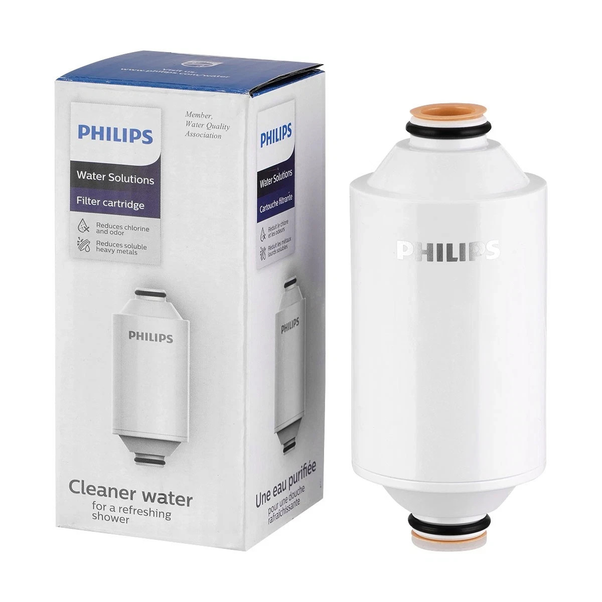 Philips Weiß Wasserfilter "Philips Awp175/10 Ersatzfilter 1X Für Inline-Duschzylinder Awp1775" Filterkapazität: 50.000 L von Baur - Image 4