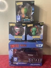 Dorbz Lot Of 4 Including Batman W/ Batmobile , Harley Quinn, Poison Ivy, Twoface