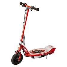 Razor E100 Motorized 24-Volt Electric Rechargeable Ride-On Outdoor Scooter, Red