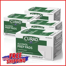 SWAB PREP PADS ISOPROPYL WIPES Thick Essential General Cleansing 4 Box 400 Count