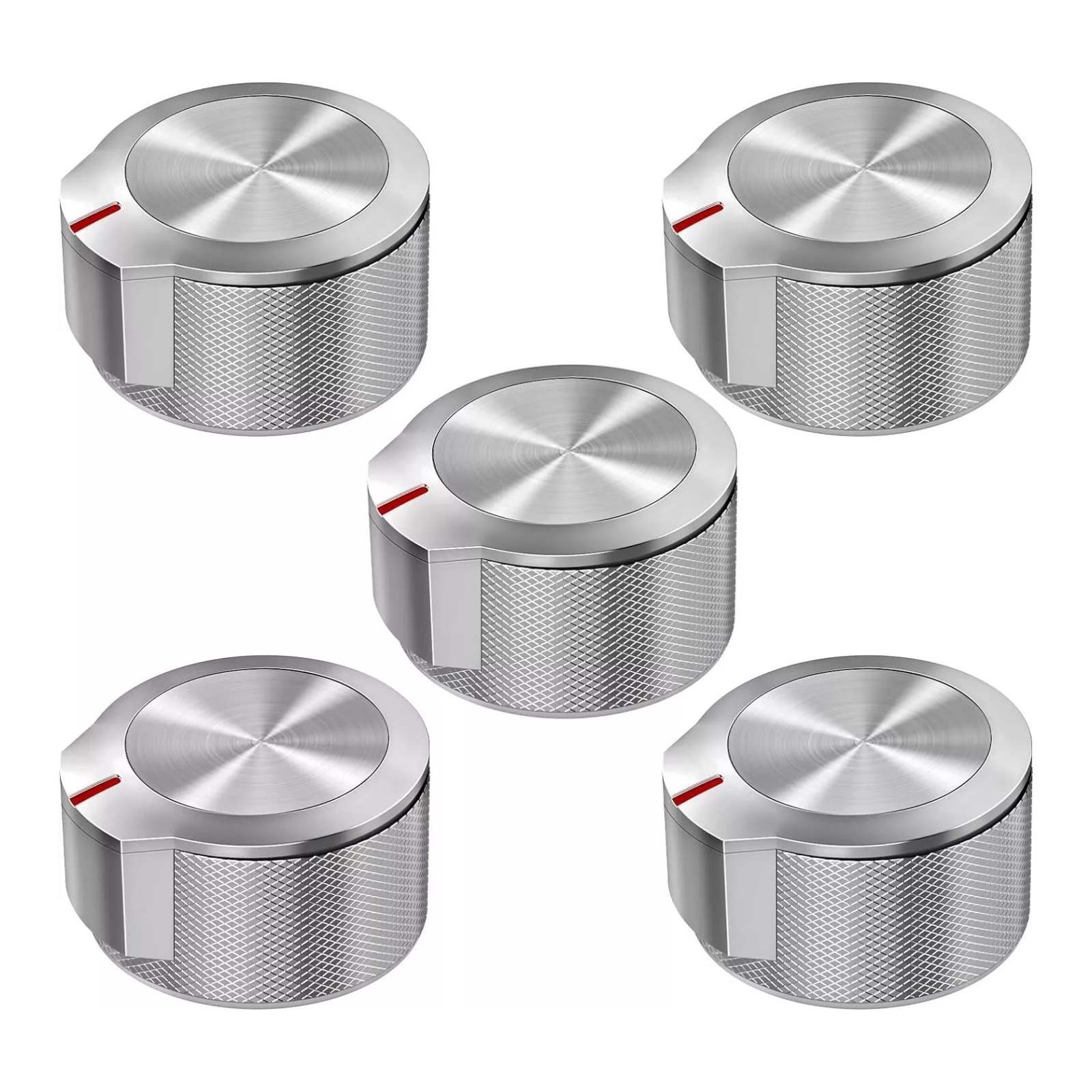 5pcs W11156487 Stove Knob Replacement For KitchenAid Gas Range Burner 4546228