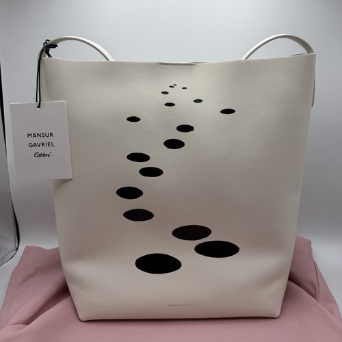Calder Mansur Gavriel Everyday Cabas Leather Tote Bag - Dots NEW WITH TAGS