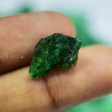 Natural Uncut Rough Colombian Green Emerald 350.32 Ct CERTIFIED Loose Gemstone