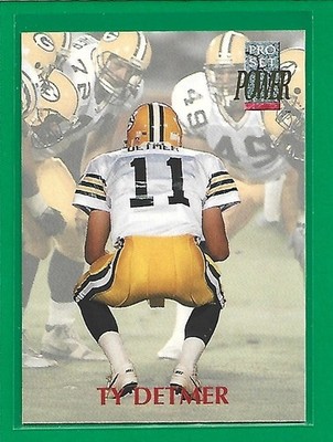 1992 Pro Set Power - Ty Detmer #299 Green Bay Packers 