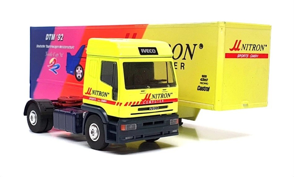 Camión transportador de coche Eligor escala 1/43 5418 - Iveco DTM '92 Nitron Foto 4 de 4