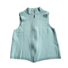 Pendleton Womens L 100% Wool Zipper Vest Lamb...