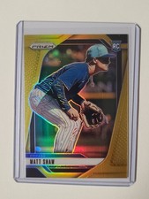 2025 Prizm Baseball Matt Shaw RC #155 Gold Prizm 1/10 Chicago Cubs