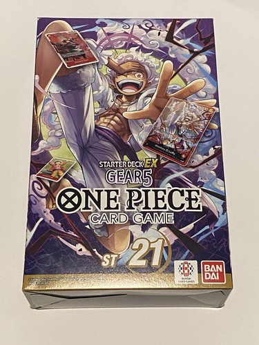 One Piece Starter Deck EX Gear 5 ST-21 Sealed Deck ONLY - NO Bonus Pack