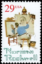 US Scott # 2839, Norman Rockwell, 1994 29¢ Stamp, MNH