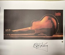 BB King Signed Limited Edition Lucille Poster 44/685