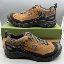 Keen Targhee IV Waterproof Men 10 Trail Hiking Outdoor Shoes Boots Brown Leather