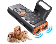 Portable Ultrasonic Dog Repeller Stop Barking Anti Bark Device Rechargeable New