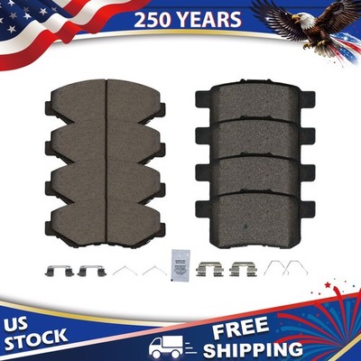 Front Rear Brake  Ceramic Brake Pads Kit for Honda Accord