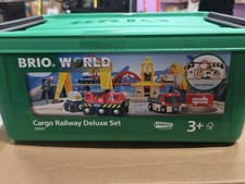 BRIO 33097 Cargo Railway Deluxe Set 54 Pieces 