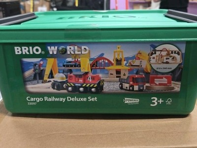 BRIO 33097 Cargo Railway Deluxe Set (54 Pieces)
