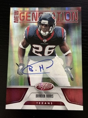 2011 Panini Certified Mirror Red Signatures #161 Brandon Harris Auto /250