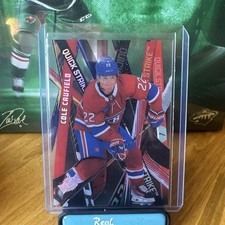 2023-24 Metal Universe Hockey Cole Canfield Quick Strike SP Case Hit QS-7