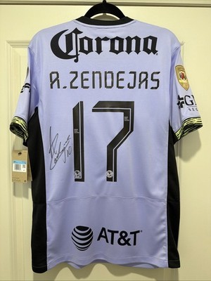 SIGNED Alex Zendejas #17 Mens MEDIUM Nike Club America Third