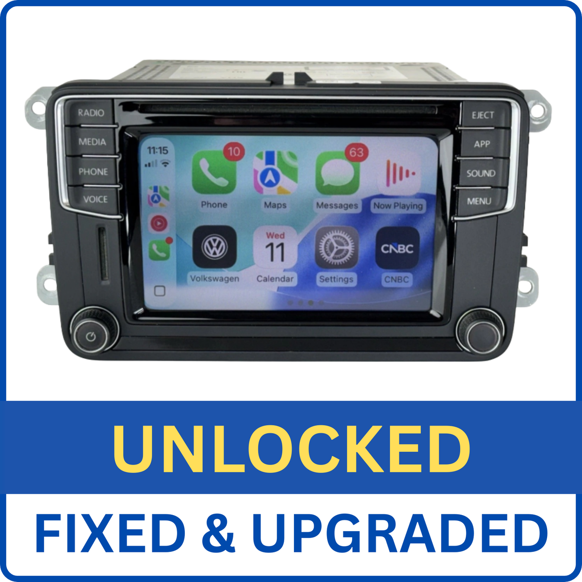 UNLOCKED NEW TOUCH 16- 17 VW Volkswagen MIB2 Jetta Passat OEM
