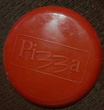 Vintage Mcdonalds Pizza mini flying disc frisbee 1992