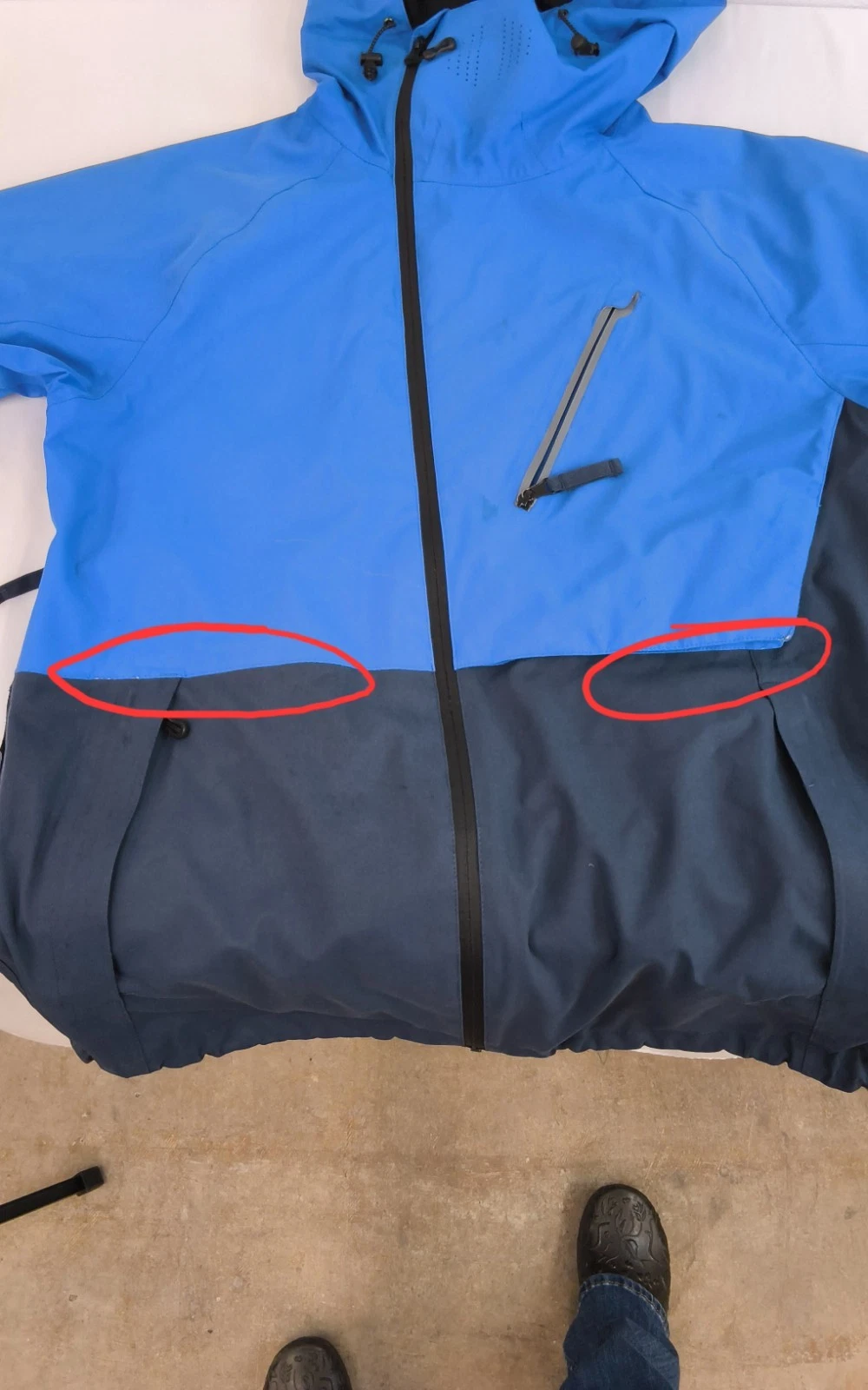 686 GLCR Hydra Thermagraph Jacket Men's M Blue/Navy Missing Snow Skirt #W5864 image 8
