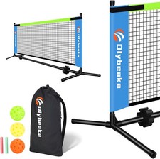5ft Mini Pickleball Net for Driveway Backyard Portable Pickleball Net