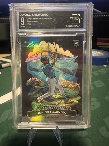 Junior Caminero #20 2024 Panini Three and Two Downtown card